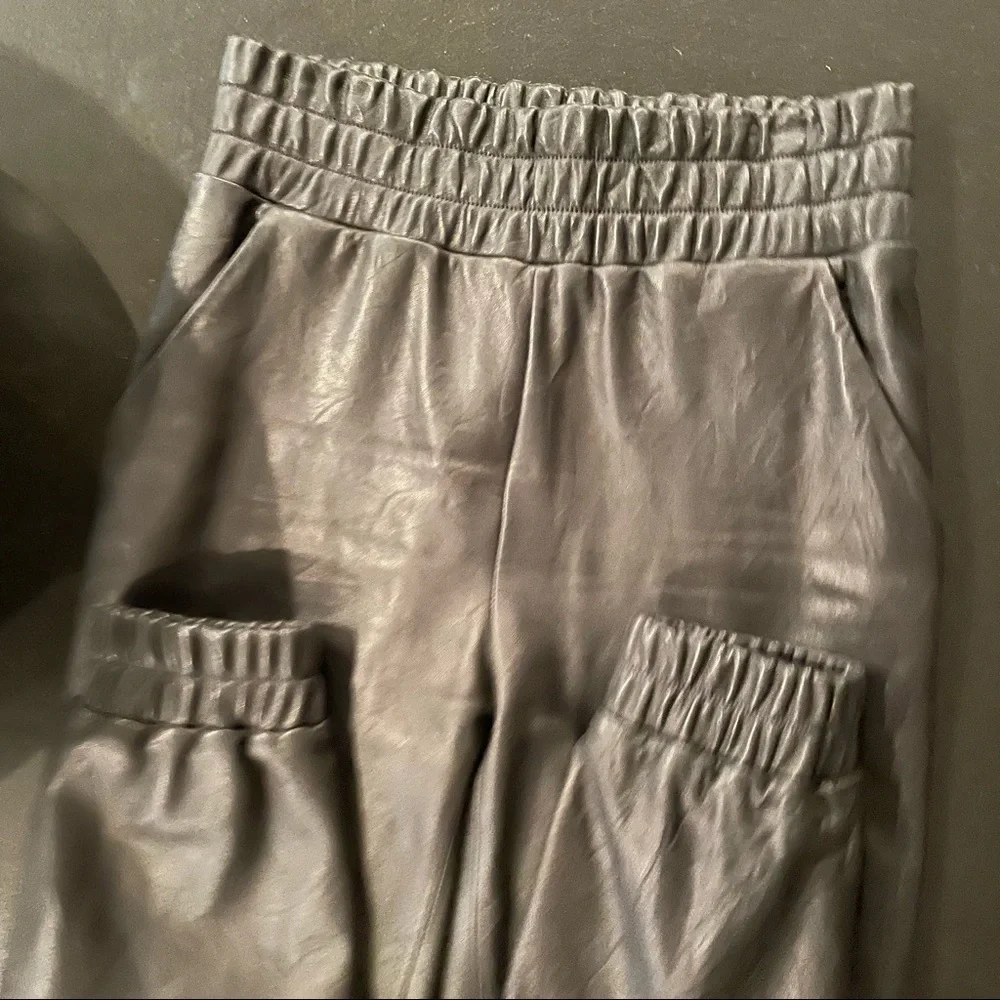 VERONICA BEARD Wasia leather jogger - Picture 9 of 14